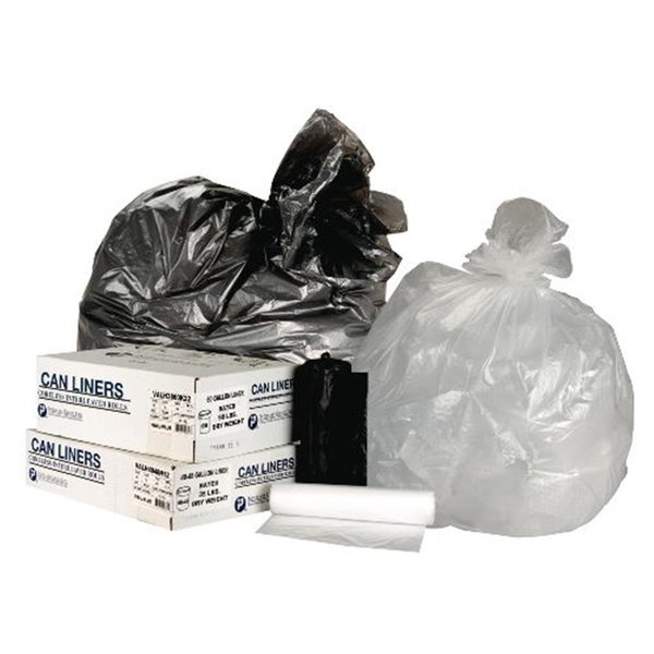 Inteplast Group High Density Commercial Can Liners 43x48 16 Mic - Natural IBS VALH4348N16